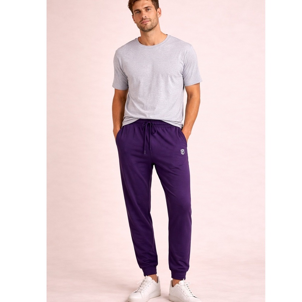 Born Primitive Men's Unmatched Jogger 2.0 Medium Purple‎ Cotton Spandex Tapered